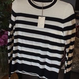 A New Day black and white blouse